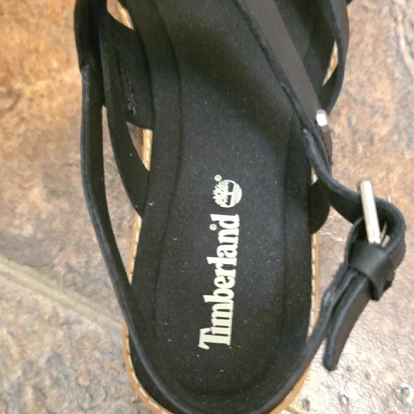 Timberland Black Strappy Sandals - Picture 8 of 8